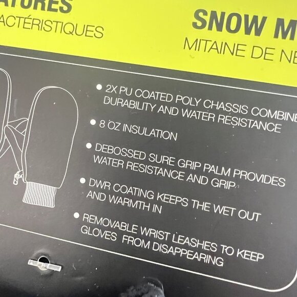 Neff Women's Snow Mitt Mitten Snowboarding Blue Camo Size M - Picture 4 of 6